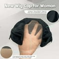 thumbnail image 4 of U Shaped Wig Mesh Cap 4*5inch Black Double Velvet Lace Wig Cap, 4 of 9