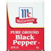 McCormick Ground Pepper Black, 3 oz