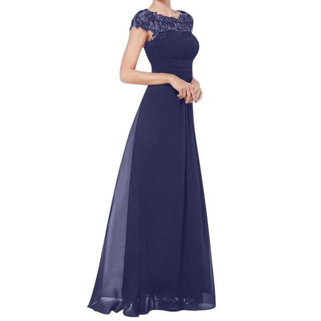 EGNMCR Robes d'Été Femmes Tendance 2024 Mode Féminine Fendue Col en V Tempérament Couleur Unie Manches Mi-Longues Robe
