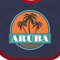 thumbnail image 4 of Inktastic Aruba Vacation Sunset Boys or Girls Baby Bib, 4 of 4