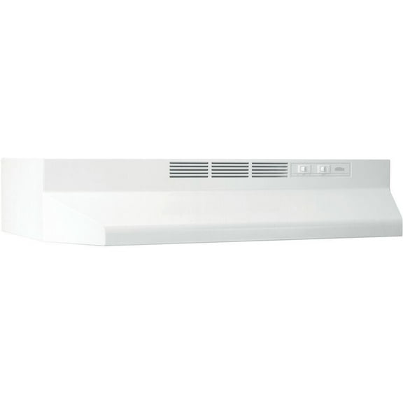 Broan BUEZ130WW Bracket Mounting Under Cabinet Range Hood in White