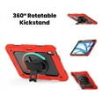 thumbnail image 3 of Case for iPad Air 11 inch 7th 6th Generation M3 M2 2025 2024, Heavy Duty Shockproof Protective Cover with Screen Protector, Stand and Hand/Shoulder Strap, 3 of 7