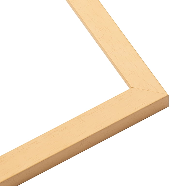 14x9 Frame Natural Wood Picture Frame | 0.75 Inch Moulding Width