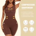 thumbnail image 3 of POKARLA Sexy Bodysuits Full Coverage Shapewear Thigh Slim Body Suit Wide Shoulder Body Shaper Jumpsuit Seamless Shapers Slimmer, 3 of 10