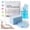 Blue, variant on Floor Cleaning Tablets Multi-Surface Cleaner, Water Soluble Sheets for Hardwood Laminate Tile & Robot Vacuum