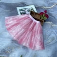 thumbnail image 2 of CHEEREAM Girls Birthday Tutu Dress Mermaid Tutus Soft Pom Tulle Dress for Toddler Girl Size 2-12T, 2 of 7