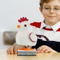 thumbnail image 4 of Interactive Rooster Toy with Lifelike Flapping Walking Motion Chirping Sounds and Gentle for Childrens, 4 of 7