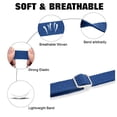 thumbnail image 4 of WIFKLSIIPG Adjustable Sliding Buckle Nylon Woven Breathable Solid Color Strap for Models Smartwatches, 4 of 4