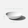 thumbnail image 4 of Veradek Mason Series Lane Bowl 24" Plastic-Stone Planter 2-Pack White, 4 of 11