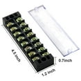 thumbnail image 3 of 12 Pc 8P Terminal Block, 4 Pc 8P Shorting Bar, TB1505 Retardant Copper Terminal Short-Circuit Terminal, 3 of 7