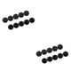thumbnail image 2 of Wosthever 10 Uds. Tornillos hexagonales para bicicleta, tapas de tornillo, Kit de pernos y tuercas suaves resistentes al desgaste, práctico M6,negro 2piezas, 2 of 6
