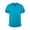 Turquoise_014, variant on Domuza Scrub Tops for Men - Classic V-Neck Short Sleeve Top with Multiple Pockets, Side Slits Blue 2XL