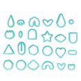 thumbnail image 3 of Clay Cutters, Various Shapes  Clay Cutters 24 Pcs DIY Hand Made Easy To Use  For Jewelry Making, 3 of 8