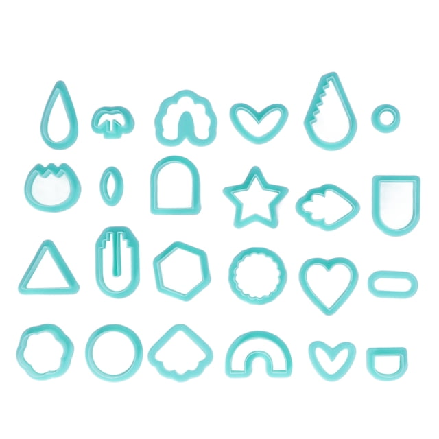 Polymer Clay Cutters,24 Pcs Polymer Clay Clay Earring Cutters Clay Cutters Sturdy Construction