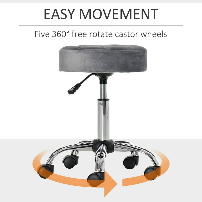 Vanity rolling stool sales
