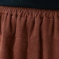 thumbnail image 4 of Diufon Corduroy Lounge Pants for Women Elastic High Waist Straight Pants Solid Color Athletic Pants with Pockets, 4 of 7