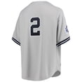 thumbnail image 3 of Men's Mitchell & Ness Derek Jeter Gray New York Yankees 1998 Cooperstown Collection Road Authentic Jersey, 3 of 3