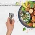 thumbnail image 4 of Billuyoard Patty Press Meatball Maker Food Baster Ball Making Scoop Utensilios de cocina a prueba de herrumbre de larga duración Mango de cocina Cocina y Comedor, 4 of 6