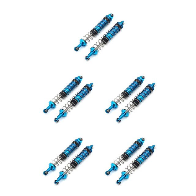 Vogacara 2 piezas de amortiguador trasero de Metal RC 1:12 actualización de orugas amortiguador repuestos suministros reemplazo para Wltoys 12428 12423 Type2 NO2 Vogacara CBP204172