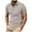 A-Grey459, variant on Bibifish Mens Polo Shirts Classic Plain Lapel Collar Two Button Shirts Short Sleeve Slim Fit Casual Daily Tops
