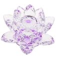 thumbnail image 1 of GUOOL 4 Inch Crystal Lotus Flower Craft, Home Feng Shui Figurine for Fisn Tank Bedside, 1 of 7