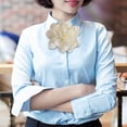 thumbnail image 6 of Flower Collar Choker Necklace Charm Neck Flower Choker for Wedding Halloween white, 6 of 9