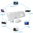 thumbnail image 4 of Combo de teclado y ratón inalámbricos FOPETT 2.4G de tamaño completo, 4 of 7
