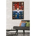 thumbnail image 2 of NFL League - Helmets 21 Wall Poster, 22.375" x 34", Framed, 2 of 3
