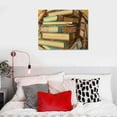 thumbnail image 5 of Orinice Books Fine Art Aesthetic Poster & Print Wall Painting Canvas for Living Room Bedroom Office Home Decor 20x16in, 5 of 6