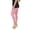 Pink, variant on Women Sport Yoga Print Workout Mid Waist Running Pants Fitness Elastic Leggings Yoga Pants Petite Length Yoga Pants Men