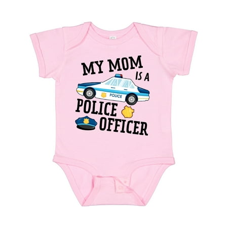 

Inktastic My Mom is a Police Officer Gift Baby Boy or Baby Girl Bodysuit