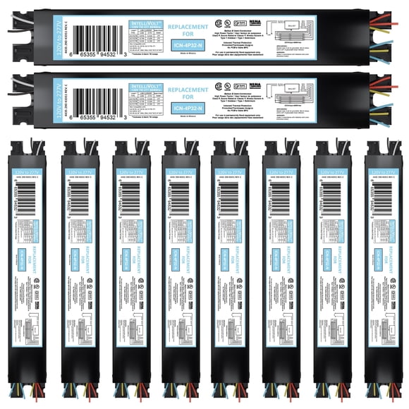 Balastro de repuesto ElegoLight ICN-4P32-SC 3 y 4 lámparas T8