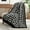 Black, variant on Snuggle Sac Houndstooth Throw Blanket Reversible Soft Knit Blanket for Couch, Bed, Travel, Camping, 50x60"