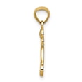 thumbnail image 2 of Pendentif Ange Concave avec Cœurs Finition Or Jaune 14K, 2 of 4