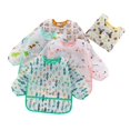 thumbnail image 5 of Cute Baby Waterproof Long Sleeve Feeding Smock Apron, by Opperiaya, 5 of 5