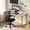 Gold, variant on Dkelincs 40 inch Computer Desk and Chair Set Home Office Modern Wood Study Desk & Mesh Ergonomic Height Adjustable Office Chair for Small Spaces, Nature & Black