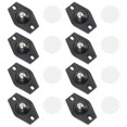 thumbnail image 1 of Estuche de almacenamiento con ruedas autoadhesivas de 8 piezas, ruedas giratorias, cubo de basura de acero inoxidable, polea universal de plástico, 1 of 6