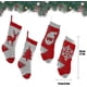 thumbnail image 2 of Calcetines Navideños Tejidos Foohvr 4 Piezas Patrón de Reno, 2 of 5