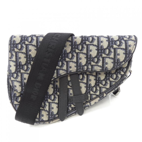 Pre-Owned Christian Dior Dior MINI SADDLE OBLIQUE 1ADP0191YKY handbag (Fair)