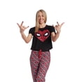 thumbnail image 2 of Marvel Spider-Man Womens Pajama Shirt and Pants Sleep Set Adult, 2 of 5