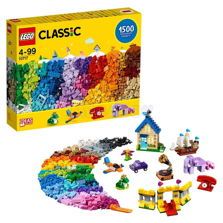 LEGO Classic: Bricks Bricks Bricks - 1500 Piece Building Brick Set [LEGO,  #10717, Ages 4-99]