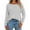 Light Gray, variant on Womens Long Sleeve Tops Fashion Striped Color Block Crew Neck Pullover Tee Tops Casual Loose Fit Workout Going Out Tops
