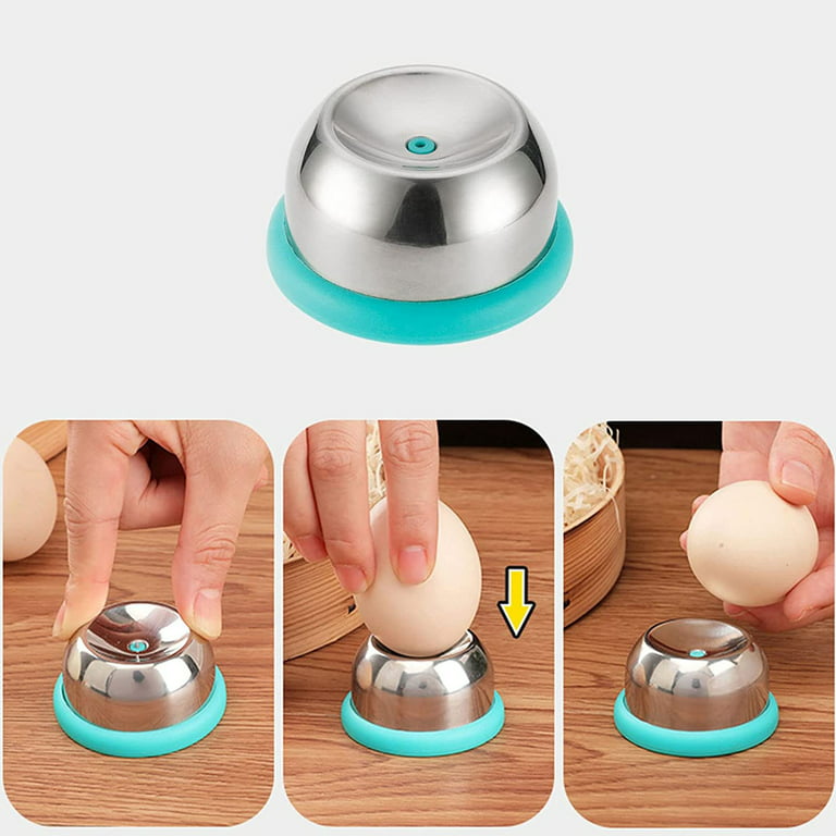Xmmswdla Stainless Steel Egg Piercer for Raw Eggs,Heavy Duty Egg Poker with Sturdy Base and Sharp Pin to Get Good Hard Boiled Eggs, Anti-rust Easy Egg