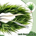 thumbnail image 3 of Fern Wreaths for Front Door,All Year Round,Button Fern Wreath, Greenery , Spring Wreath for Christmas Porch Entryway Indoor Outdoor Home Decor(22 inch), 3 of 7