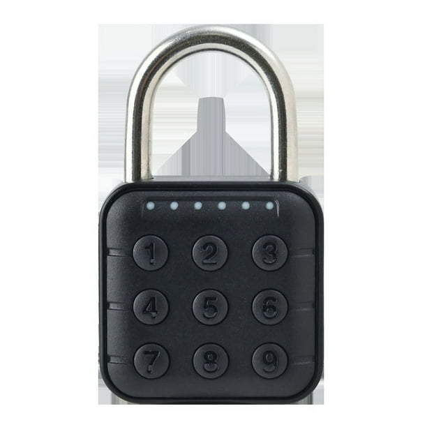 Candado con contraseña y huella dactilar inteligente, aplicación Bluetooth, desbloqueo de contraseña, cerradura electrónica, cerradura antirrobo para cajones de armarios y dormitorios de casa