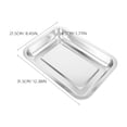 thumbnail image 2 of CRILSTYLEO Caja De Arena Para Portátil Y Resistente Con En Inoxidable, 2 of 8