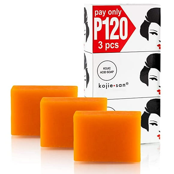 Kojie San Skin Brightening Soap 100g x 3 bars (one box)