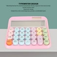 thumbnail image 4 of Cute Colorful Calculator Mechanical Keyboard, 12 Digit Large LCD Display, Round Big Buttons, Ergonomic Design, Calculators Desktop Calculator, for Homes, School, Offices, 4 of 8