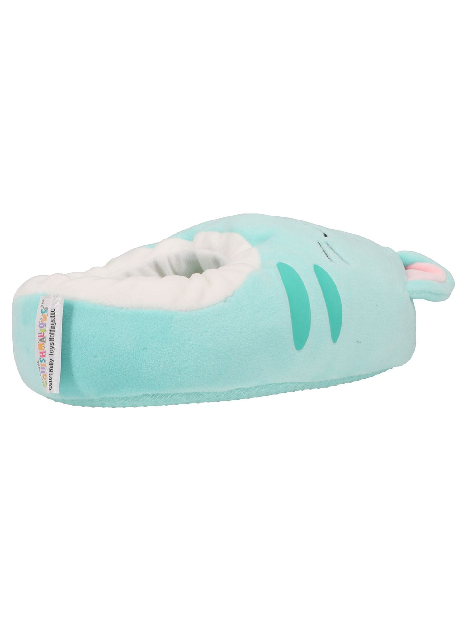 Squishmallows Kids Teal Cat Slipper