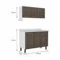 thumbnail image 3 of set de cocina sao paulo toscana 1.20 mts roble, 3 of 6